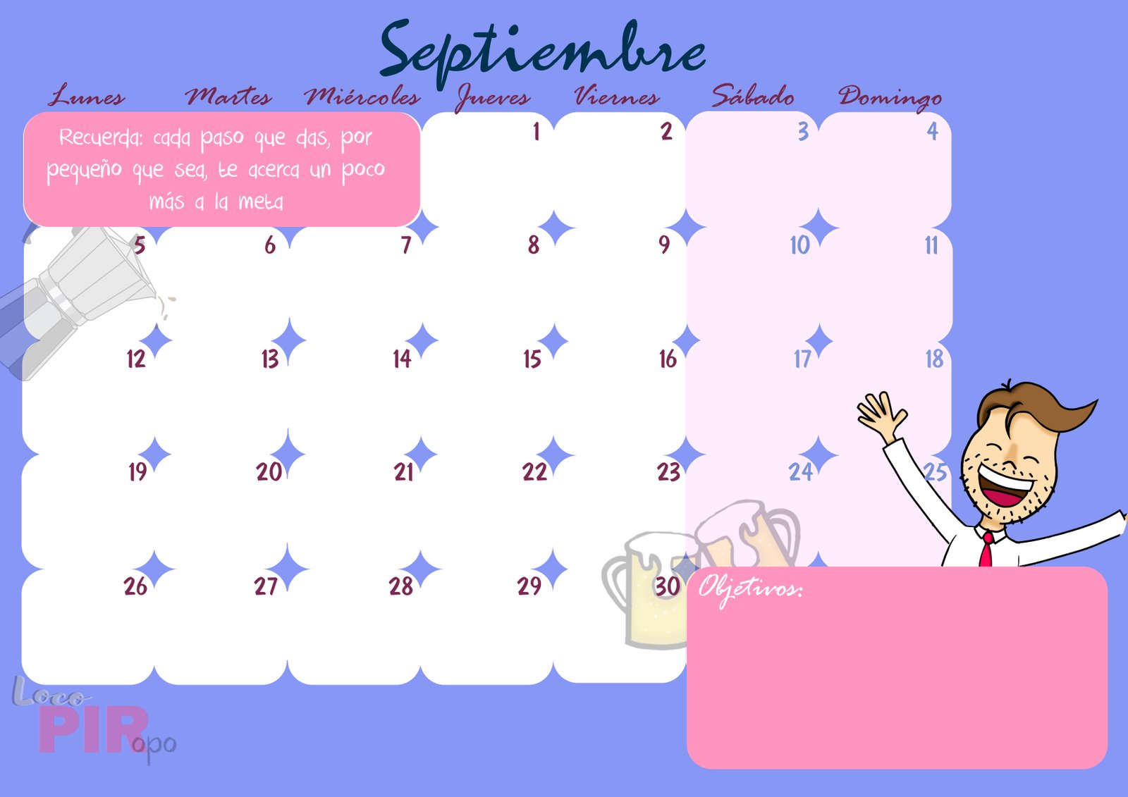 Planning septiembre